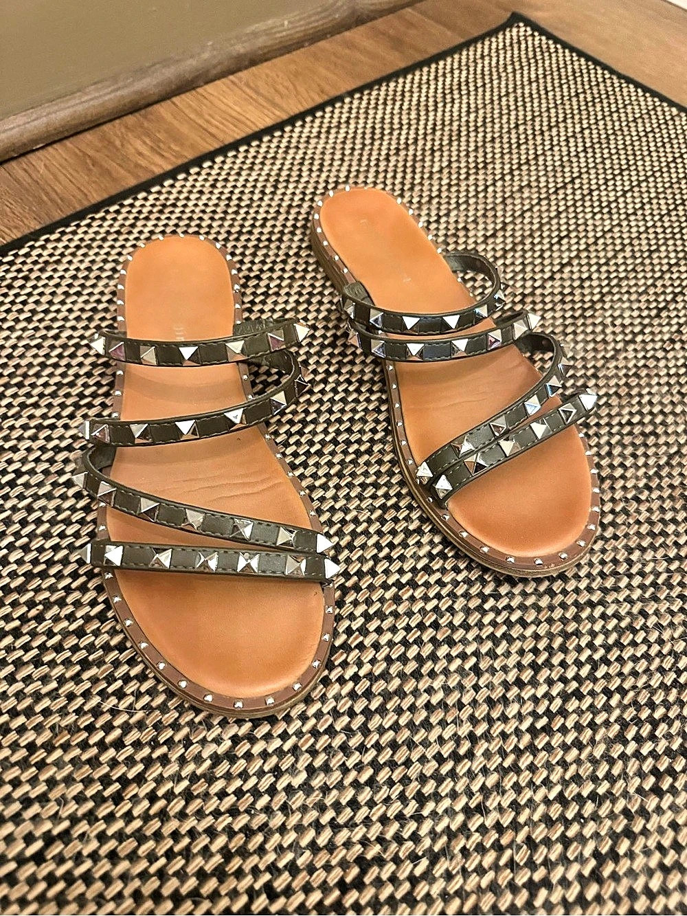 Madden Girl Studded Strappy Sandals